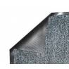 TAPIS MICROFIBRE GRIS ET NOIR