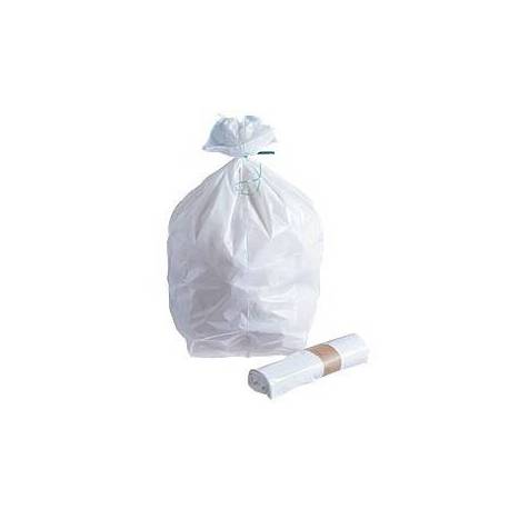 SAC A DECHETS 5L BLANC HD 10 µ