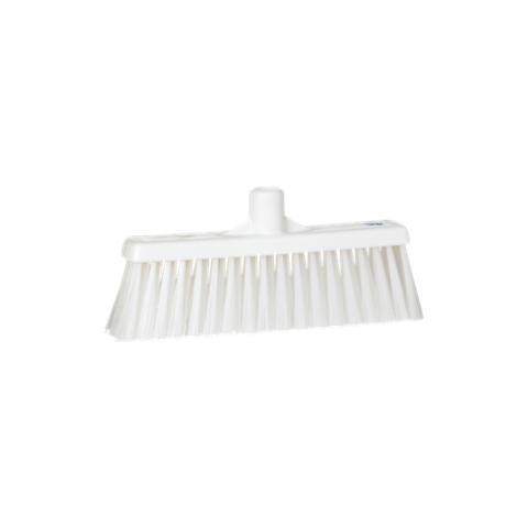 BALAI DROIT 31 CM FIBRE MEDIUM BLANC
