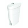 POUBELLE HYGIENE FEMININE BLANCHE 18L