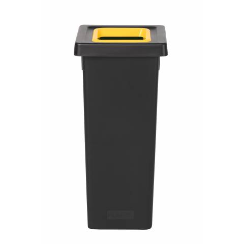 POUBELLE TRI SÉLECTIF FIT 50L NOIR/JAUNE