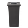 POUBELLE TRI SÉLECTIF FIT 70L NOIR/GRIS
