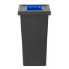 POUBELLE TRI SÉLECTIF FIT 70L NOIR/BLEU
