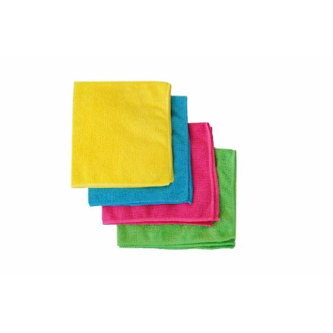 LAVETTE MICROFIBRE TRICOTÉE VERTE 180gr/m²
