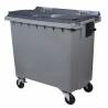 CONTENEUR ROULANT GRIS 660L