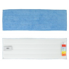 FRANGE MICROFIBRE LAVAGE VELCRO BLEUE 13,5 x 43 CM