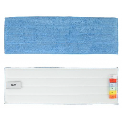FRANGE MICROFIBRE LAVAGE VELCRO BLEUE 13,5 x 63 CM