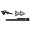 KIT DE NETTOYAGE INTÉRIEUR STINGRAY AVEC PERCHES 63 CM ET 2x124 CM
