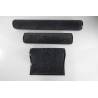 TAPIS MICROFIBRE ABSORBANT 40X60CM GRIS ET NOIR