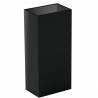 CORPS COLLECTEUR DE TRI SELECTIF EN METAL NOIR 60L