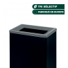 COUVERCLE BLEU POUR CORPS DE COLLECTEUR DE TRI SÉLECTIF EN MÉTAL 60L