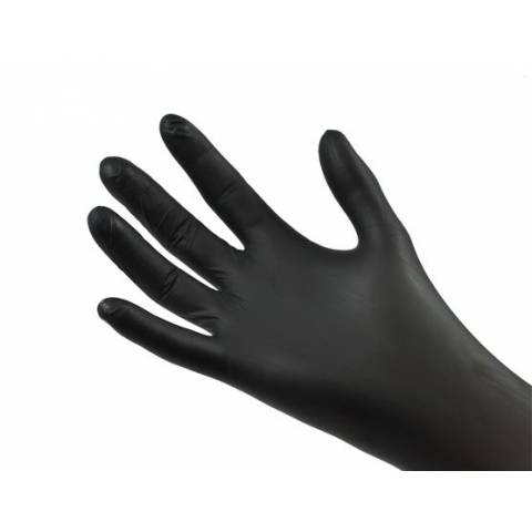GANT NITRILE NON POUDRÉ NOIR X100