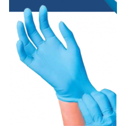 GANTS NITRILES NON POUDRÉS BLEU BOÎTE DE 100