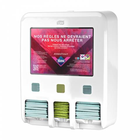 DISTRIBUTEUR DE PROTECTIONS PÉRIODIQUES