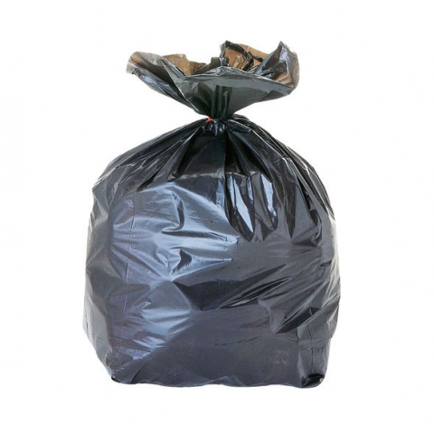 SAC À DÉCHETS 150L BD 52µ NOIR X100