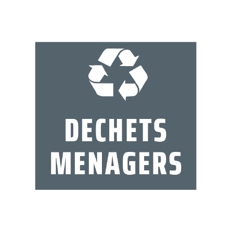 ÉTIQUETTE DE TRI SELECTIF PAPIER POUR POUR POUBELLE FIT