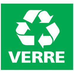 ÉTIQUETTE DE TRI SELECTIF PAPIER POUR POUR POUBELLE FIT