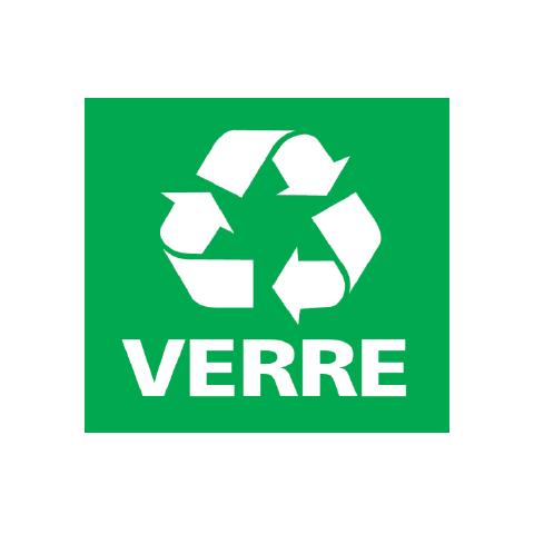 ÉTIQUETTE DE TRI SELECTIF PAPIER POUR POUR POUBELLE FIT