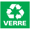 ÉTIQUETTE DE TRI SELECTIF PAPIER POUR POUR POUBELLE FIT