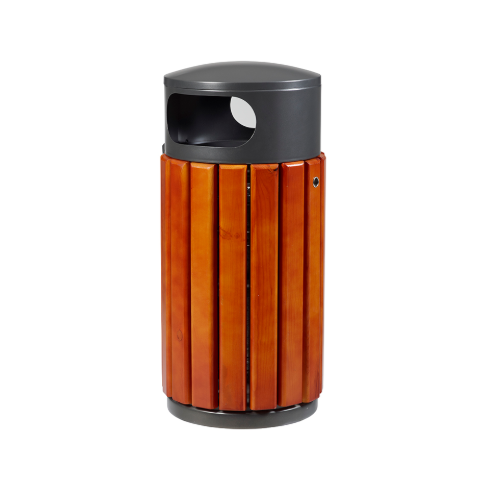 CORBEILLE ZENO BOIS 40L