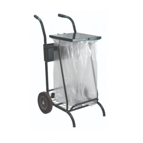CHARIOT DE VOIRIE 2X110L AVEC COUVERCLE